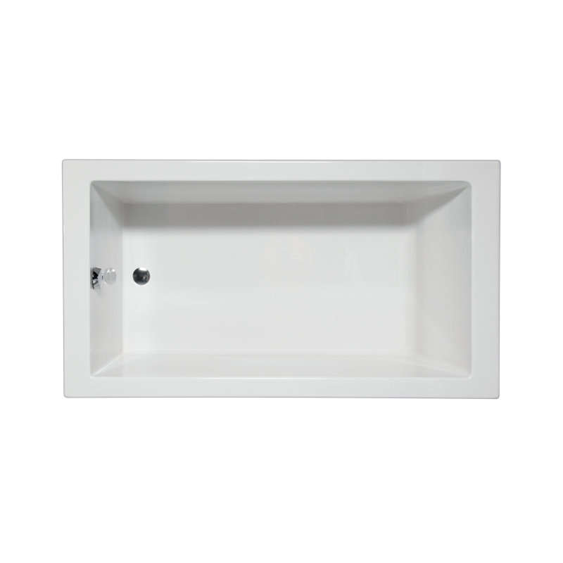 Malibu Home Venice 58" x 30" Drop In Whirlpool Acrylic Bathtub | Wayfair
